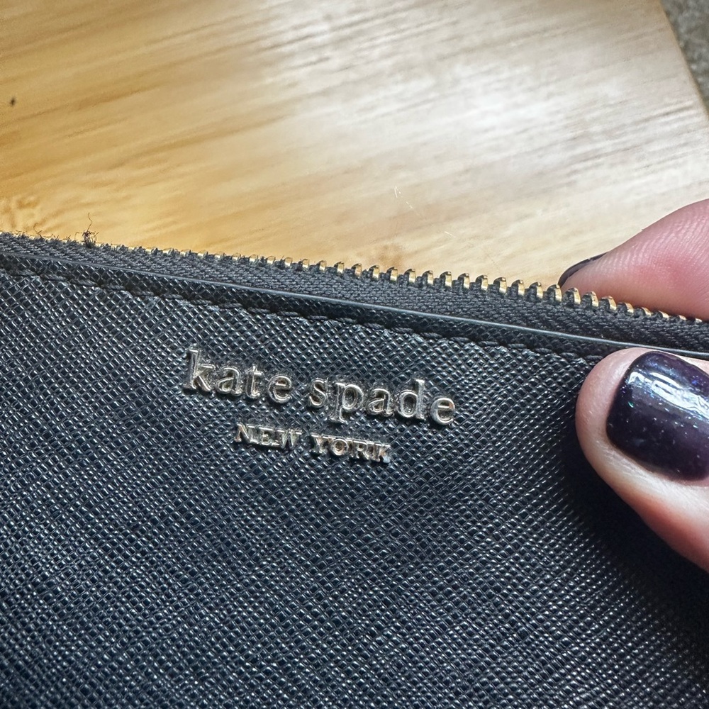 Kate Spade Black Keychain Wallet